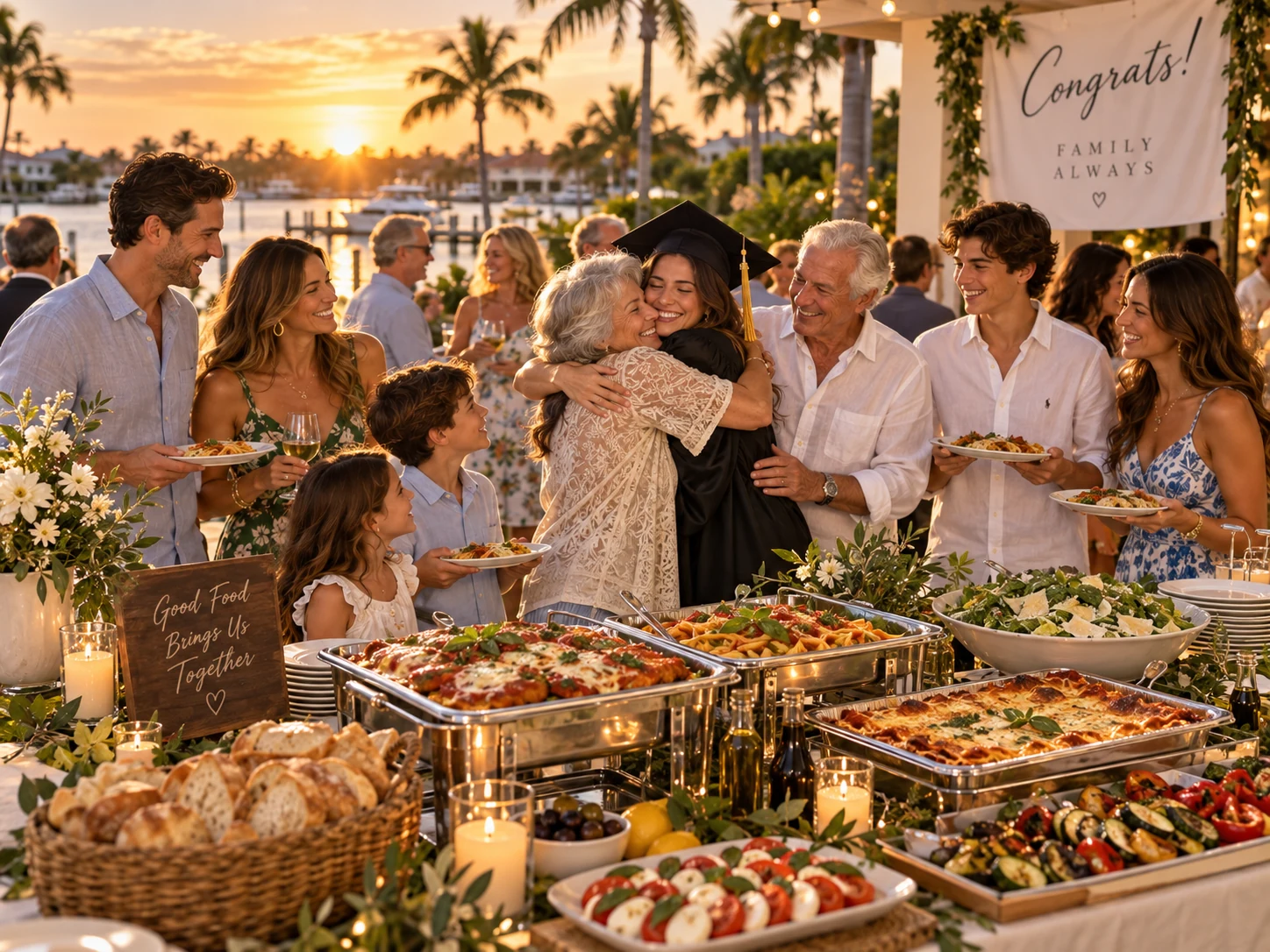 Family reunion and graduation catering in Southwest Florida by Final Plate Catering