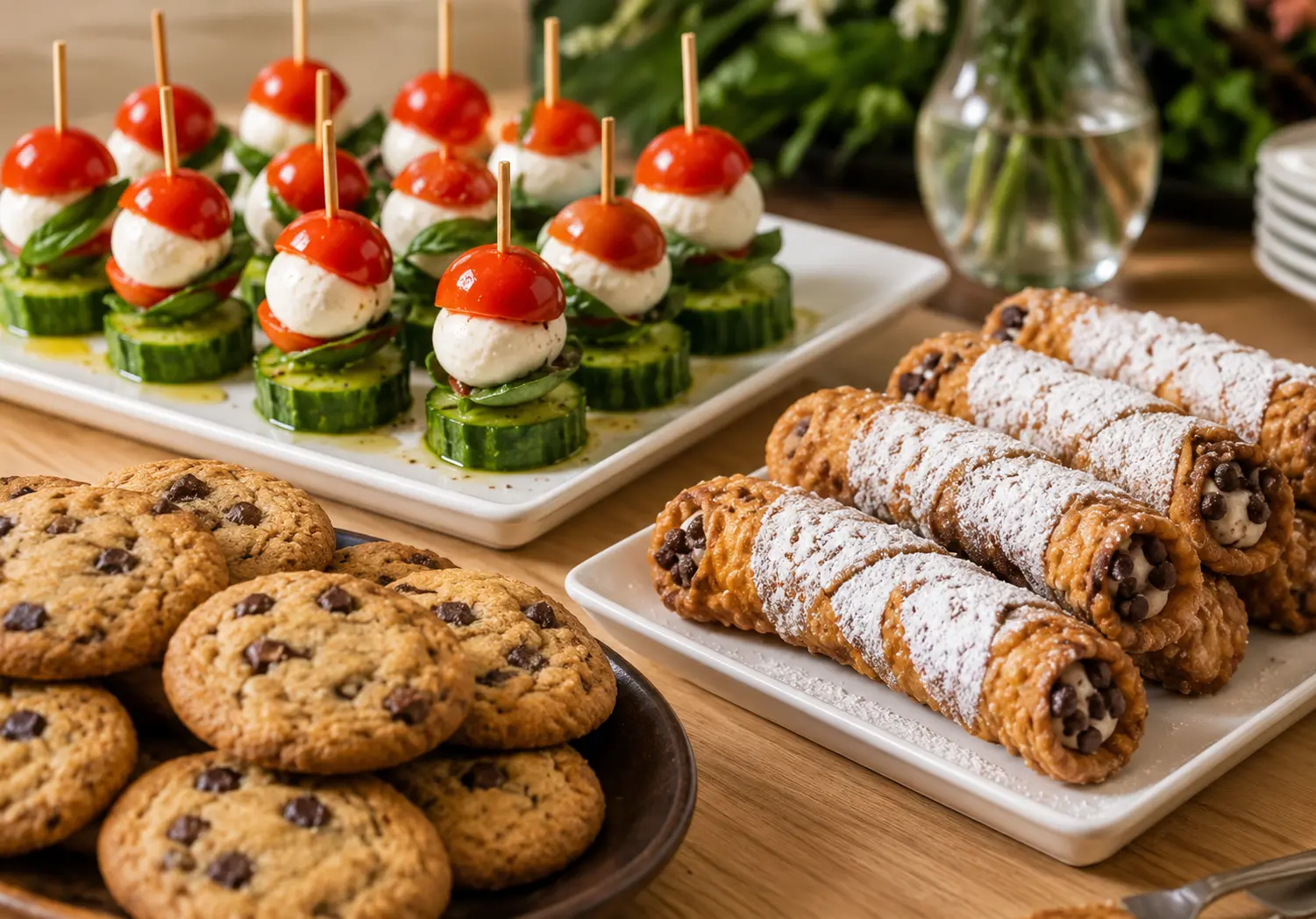 Italian appetizers and desserts catered in Cape Coral by Final Plate Catering