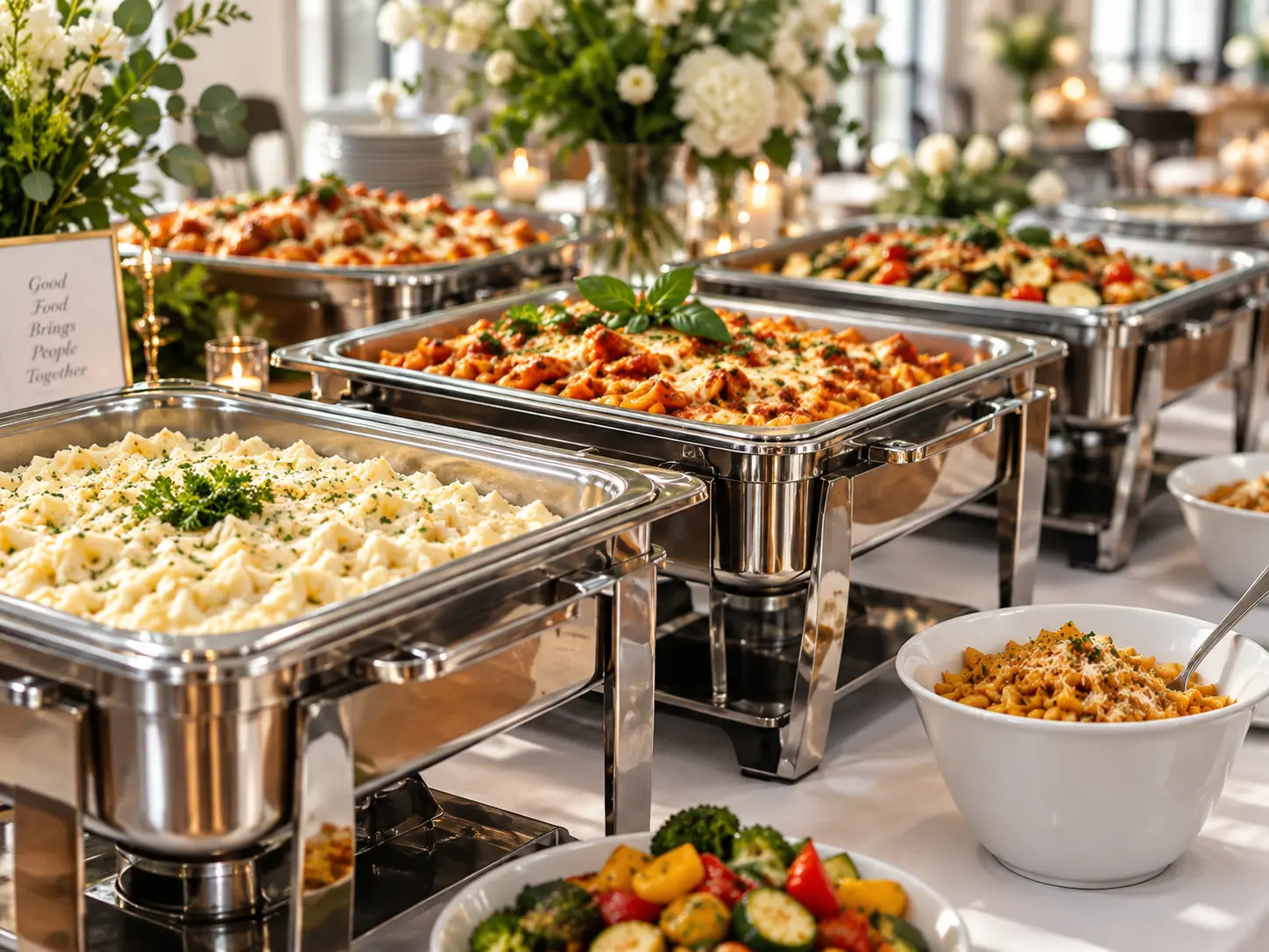 Italian buffet catering for events in Fort Myers Florida by Final Plate Catering